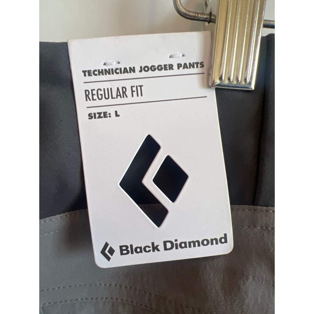 BLACK DIAMOND 
WOMEN'S TECHNICIAN
JOGGER PANTS BLACK GRAY LARGE - Picture 5 of 15